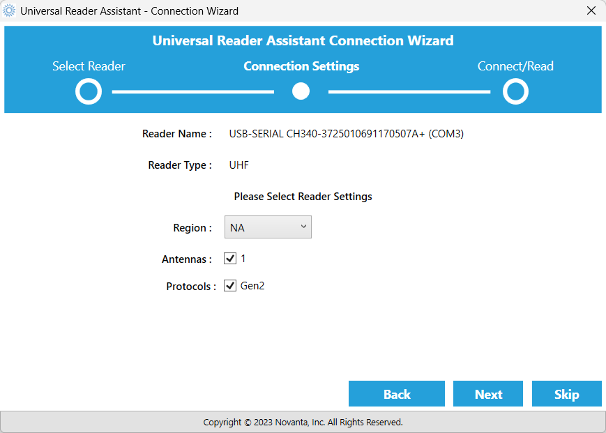 Connection Setting