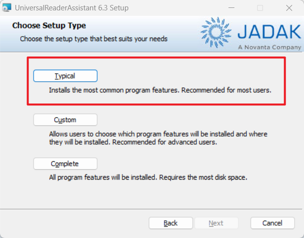 Typical Installation